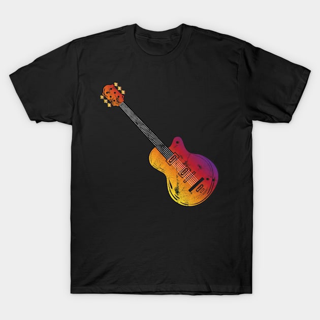 guitar Vintage T-Shirt by Rayrock76